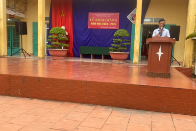 TRƯỜNG THCS GIAO NHÂN KHAI GIẢNG NĂM HỌC 2023- 2024